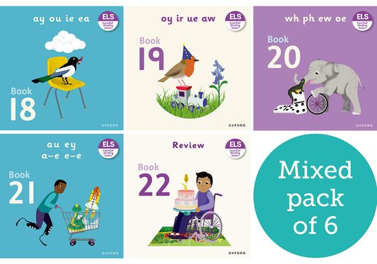 Essential Letters and Sounds: Essential Blending Books: Phase 5: Mixed Pk of 6