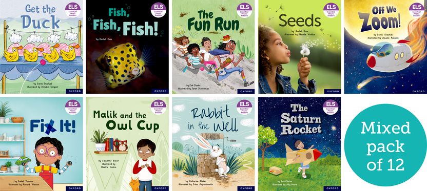 Essential Letters & Sounds: Essential Phonic Readers: OLs 1+-3 Mixed Pack of 12