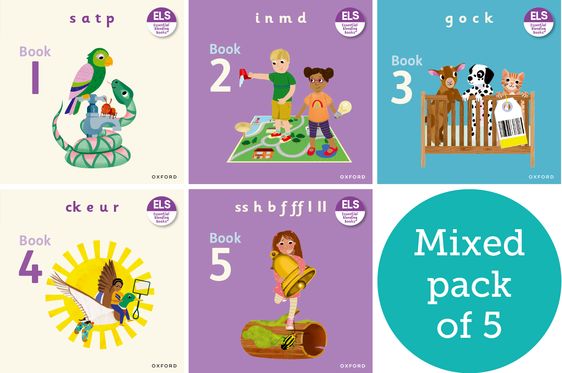 Essential Letters & Sounds: Essential Blending Books: Phase 2 Class Pack