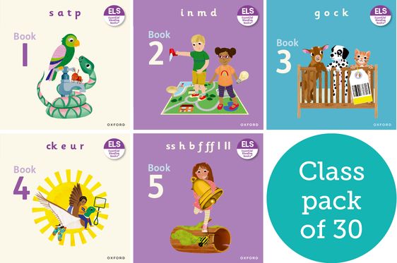 Essential Letters & Sounds: Essential Blending Books: Phase 3 Mixed Pack