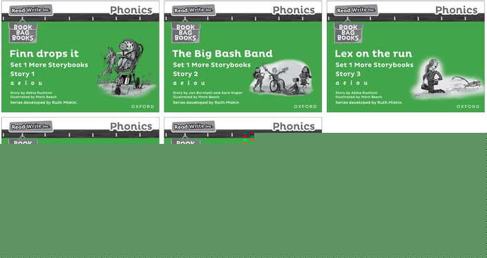 Read Write Inc Phonics: Black & White Green 1 More SB Class Pack 50