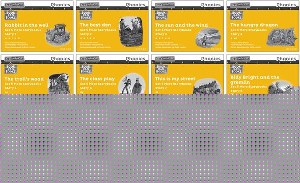 Read Write Inc Phonics: Black & White Yellow 5 More SB Class Pack 100