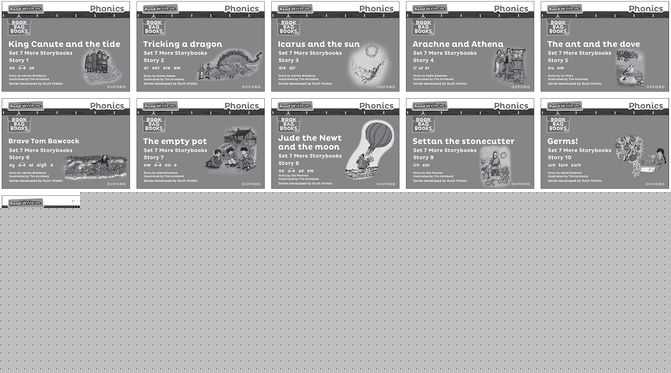 Read Write Inc Phonics: Black & White Grey 7 More SB Class Pack 130