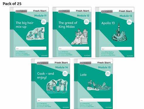 Read Write Inc Fresh Start: 2024 Modules 11-15 - Pack of 25
