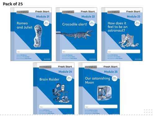 Read Write Inc Fresh Start: 2024 Modules 21-25 - Pack of 25