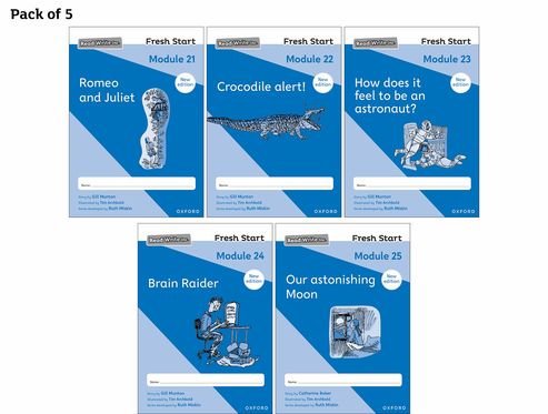 Read Write Inc Fresh Start: 2024 Modules 21-25 - Pack of 5