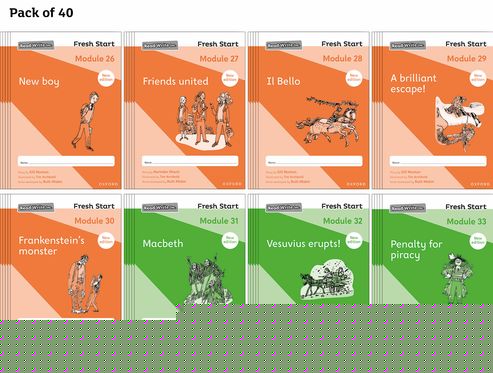Read Write Inc Fresh Start: 2024 Modules 26-33 - Pack of 40