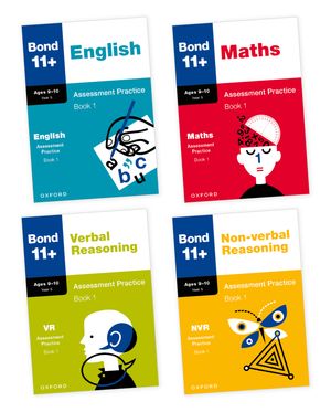 Bond 11+ English Maths Non-verbal Reasoning Verbal Reasoning Assessment Practice