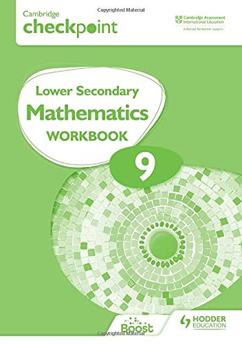 Cambridge Checkpoint Lower Secondary Mathematics Workbook 9