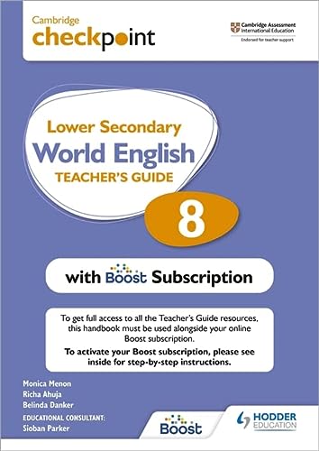 Cambridge Checkpoint Lower Secondary World English Teacher's Guide 8 With Boost Subscription