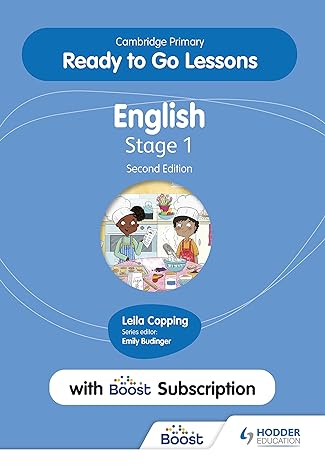 Cambridge Primary Ready to Go Lessons for English 1 Second edition with Boost Subscription