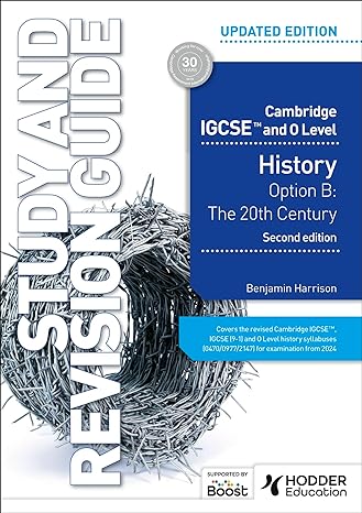 Cambridge IGCSE and O Level History Study and Revision Guide 2nd edition