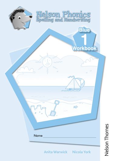 Nelson Phonics Spelling & Handwriting Blue Workbooks 1 Pack of 10