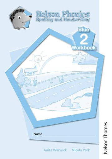 Nelson Phonics Spelling & Handwriting Blue Workbooks 2 Pack of 10