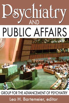 Psychiatry and Public Affairs