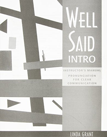 Well Said Intro: Instructor's Manual
