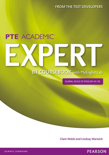Expert Pearson Test of English Academic B1 Coursebook for MyEnglishLab Pack