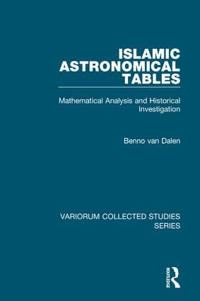 Islamic Astronomical Tables
