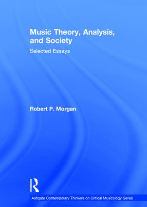 Music Theory, Analysis, and Society