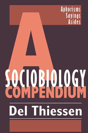 Sociobiology Compendium