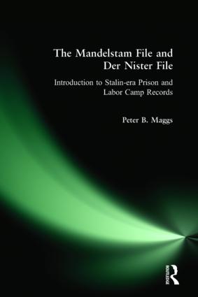 Mandelstam File and Der Nister File