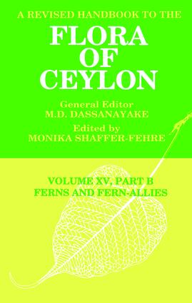 Revised Handbook to the Flora of Ceylon, Vol. XV, Part B
