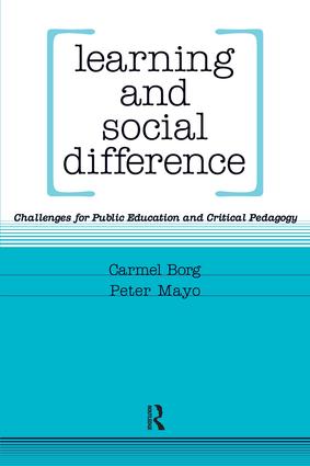 Learning and Social Difference