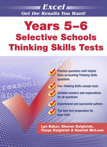 Excel Selective Schools Thinking Skills Tests Years 5-6