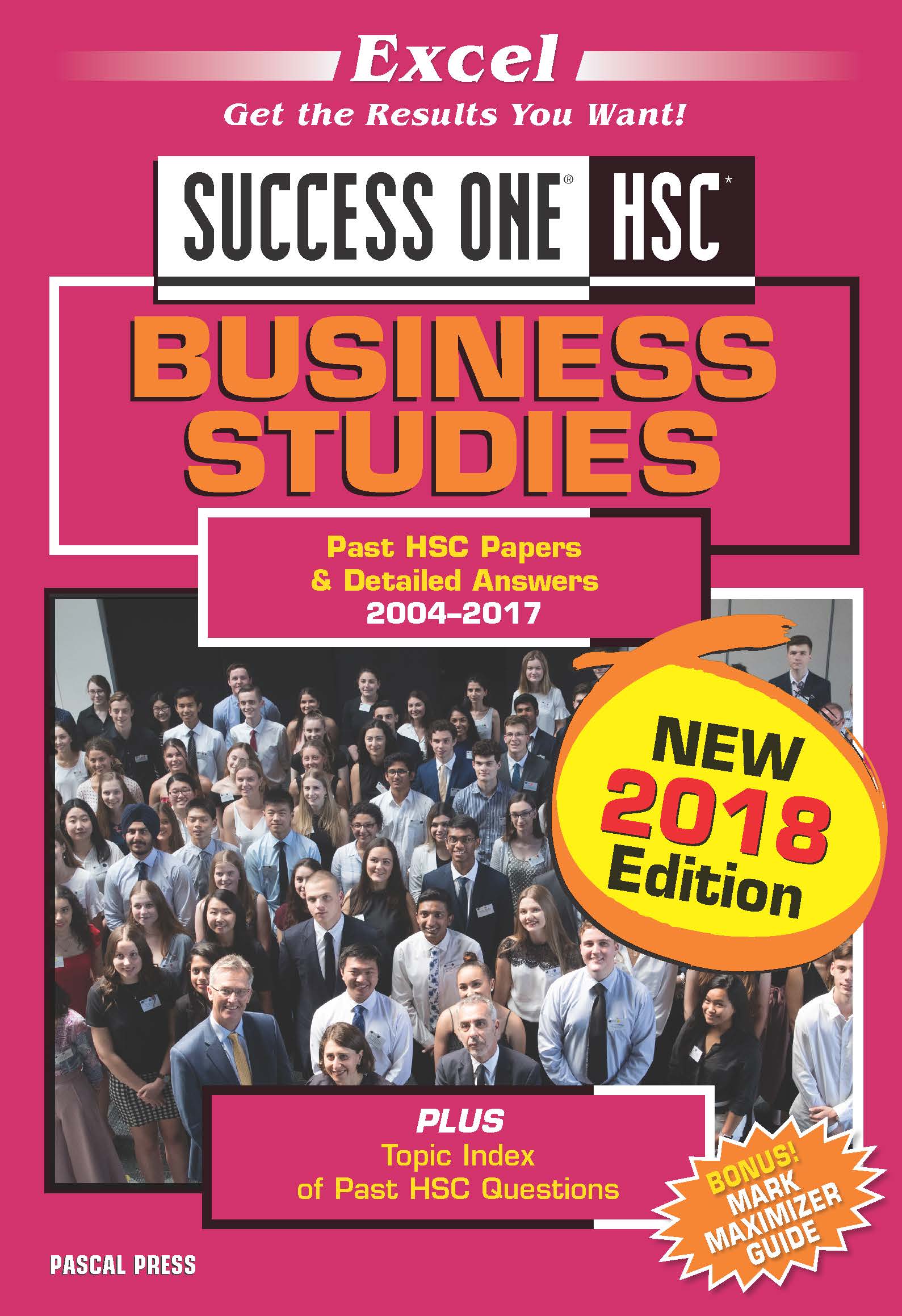 Excel Success One HSC Business Studies 2018 Edition