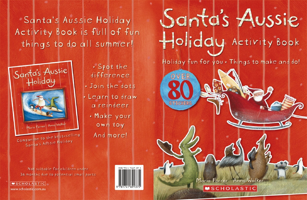 Santa's Aussie Holiday: Activity and Sticker Book