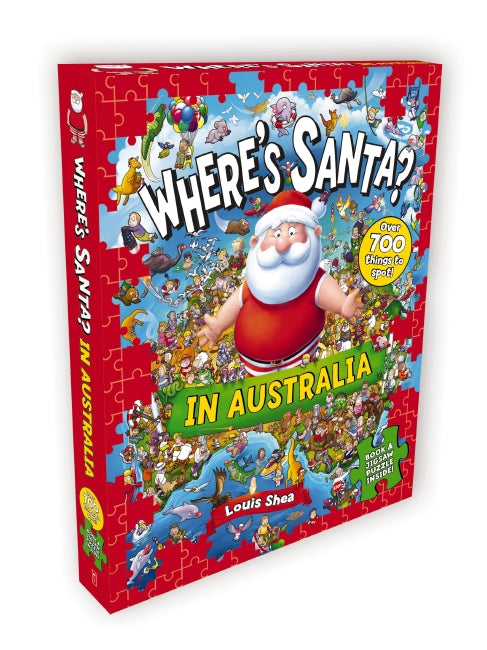 Where's Santa? In Australia + Jigsaw