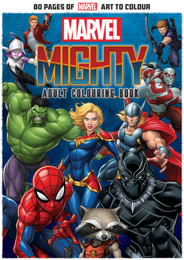 Marvel: Mighty Adult Colouring Book (Featuring Captain Marvel)