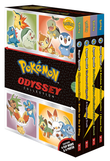 Pokémon Odyssey 4-Book Collection (Super Special Flip Books)