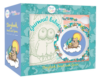 May Gibbs x Kasey Rainbow: Storybook, Bowl and Spoon Gift Set