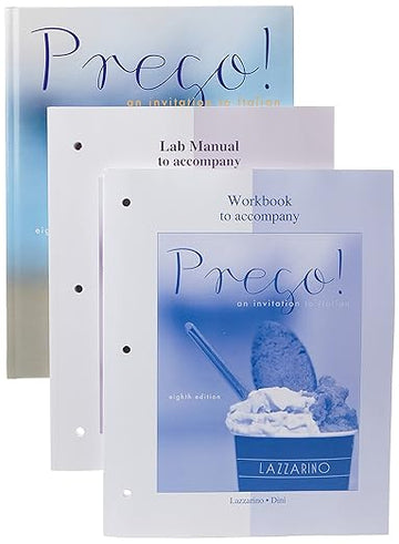 PREGO! An Invitation to Italian, 8th Edition (with Lab Manual + Workbook