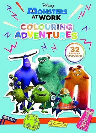 Monsters At Work: Colouring Adventures (Disney)