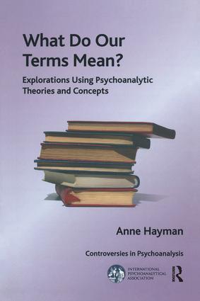 What Do Our Terms Mean?
