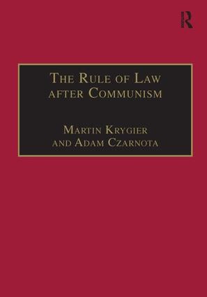 Rule of Law after Communism