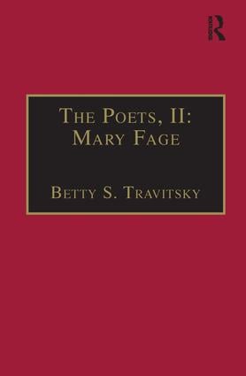 Poets, II: Mary Fage