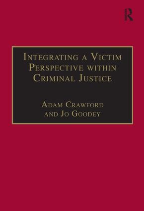 Integrating a Victim Perspective within Criminal Justice