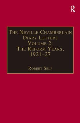 Neville Chamberlain Diary Letters