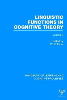 Handbook of Learning and Cognitive Processes