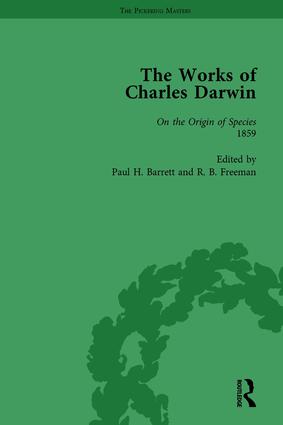 Works of Charles Darwin: Vol 15: On the Origin of Species