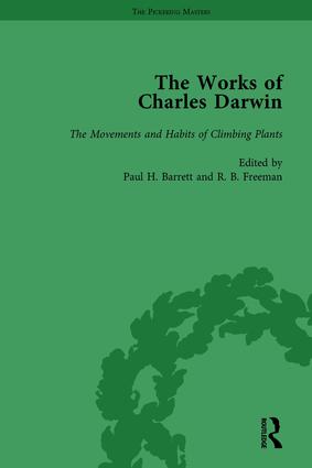 Works of Charles Darwin: Vol 18: The Movements and Habits of Climbing Plants