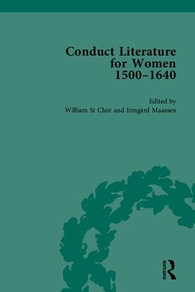 Conduct Literature for Women, Part I, 1540-1640