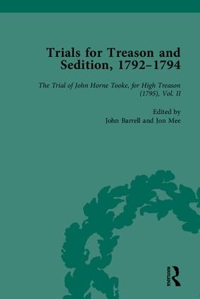 Trials for Treason and Sedition, 1792-1794, Part II