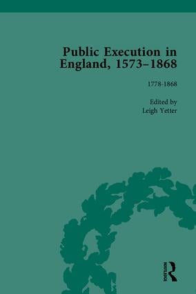 Public Execution in England, 1573–1868, Part II