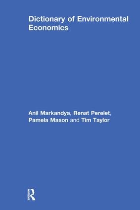 Dictionary of Environmental Economics