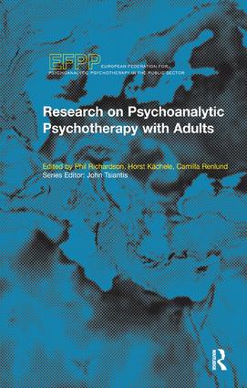 Research on Psychoanalytic Psychotherapy with Adults