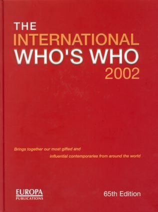 International Who's Who 2002